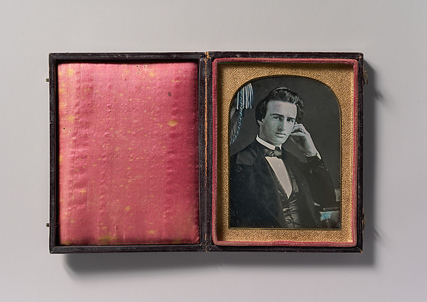[Seated Young Man Resting Head on Fingers]