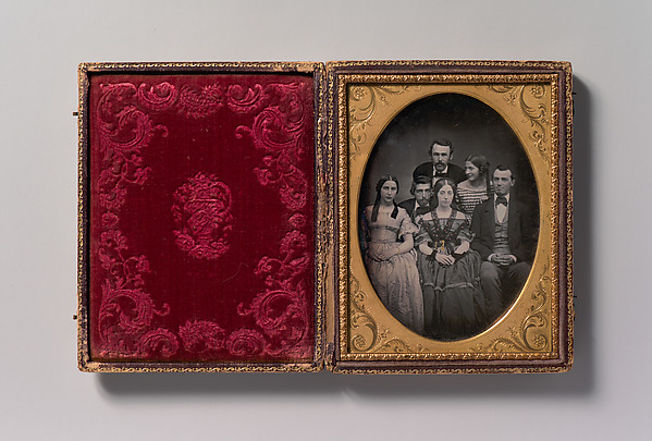 [Three Young Couples Dressed in Finery]