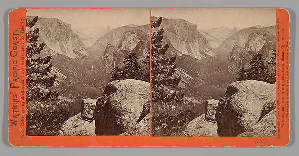 The Yosemite Valley from the Mariposa Trail by Carleton E. Watkins, The Metropolitan Museum of Art