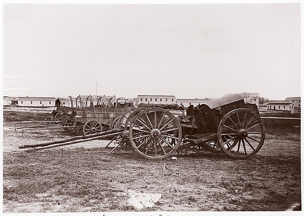 [Army Wagons and Forge, City Point, Virginia]