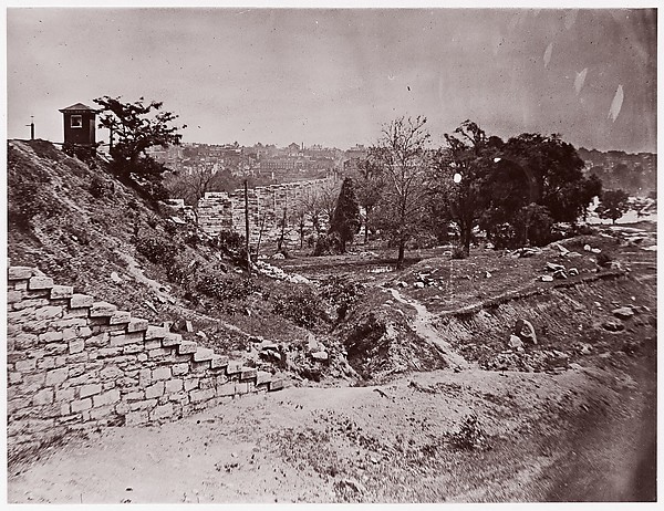 [Ruins of Richmond and Petersburg Railroad Bridge, Richmond, Virginia]