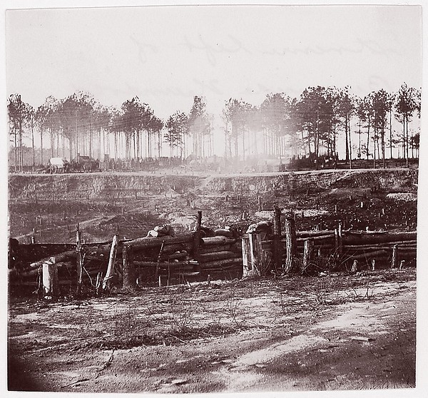 [Entrenchments on Left of Bermuda Hundred Lines, Near Richmond, Virginia]