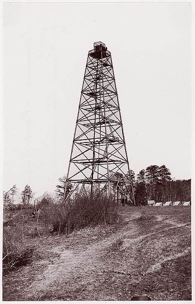 [Crow's Nest Signal Tower, Right of Bermuda Hundred, Virginia (Army of the James Signal Tower, Left of Bermuda Hundred Lines, Virginia)]
