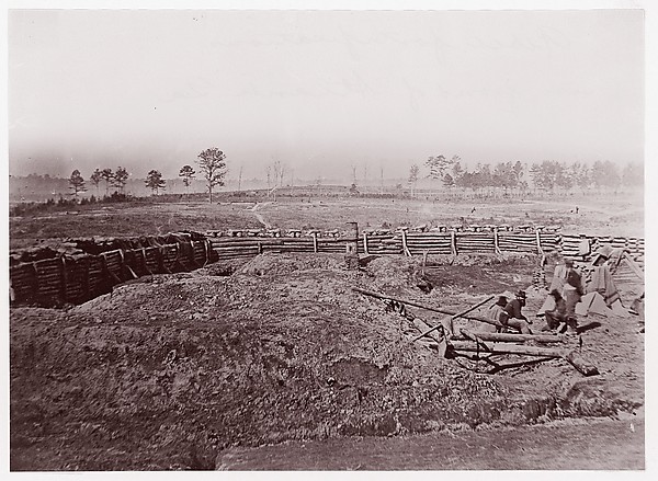Rebel Fortifications in front of Atlanta