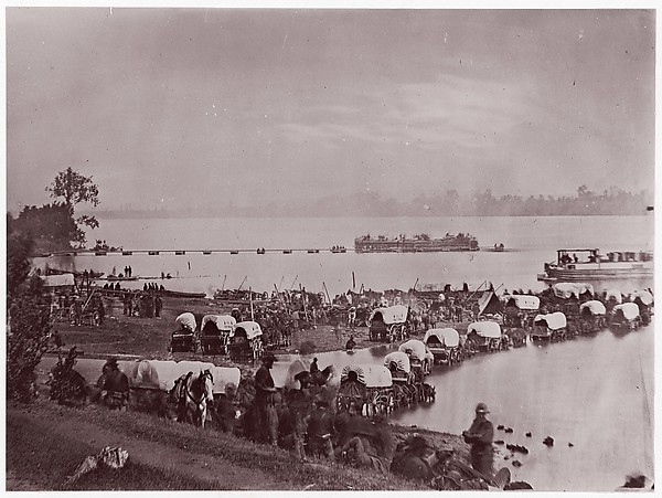 Wagon Train at Port Royal, Rappahannock River