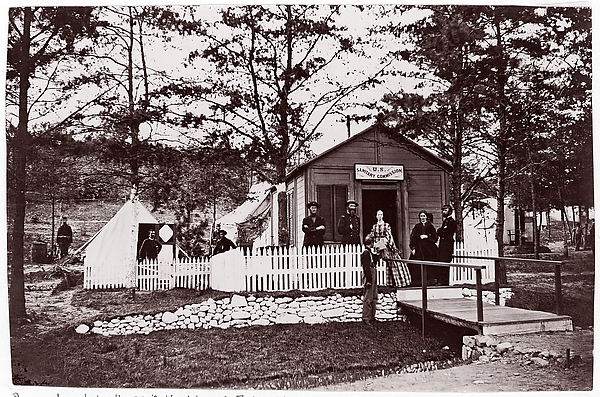 Sanitary Commission Office. Convalescent Camp, Alexandria, Virginia