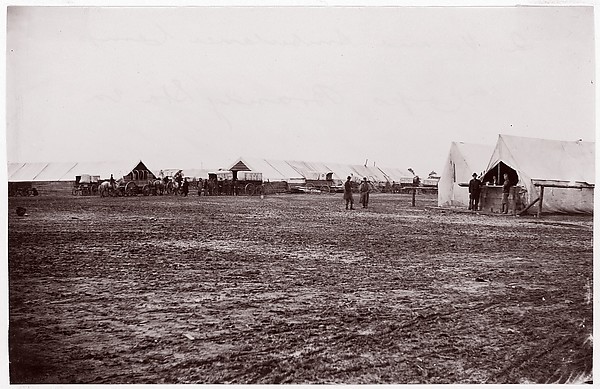[Winter Quarters of Quartermaster's Department, 6th Army Corps, Near Hazel River, Virginia]
