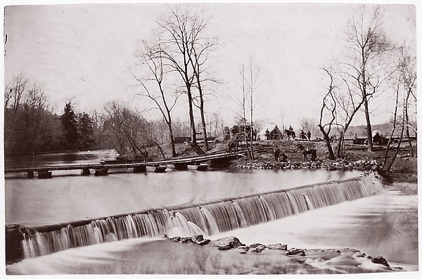[Pontoon Across Bull Run, near Blackburn's Ford, Virginia]