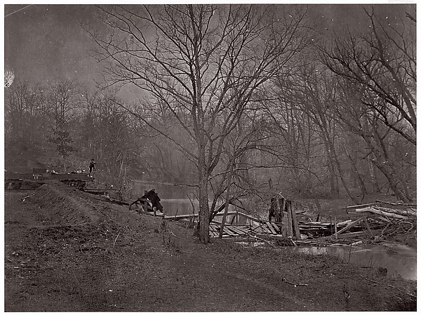 Ruins of RR Bridge. Bull Run