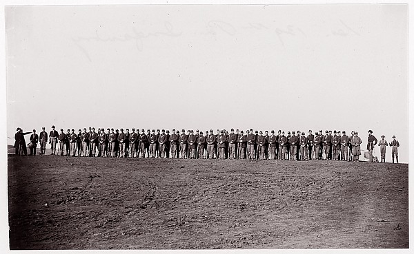 [Line of Soldiers, 139th Pennsylvania Infantry]