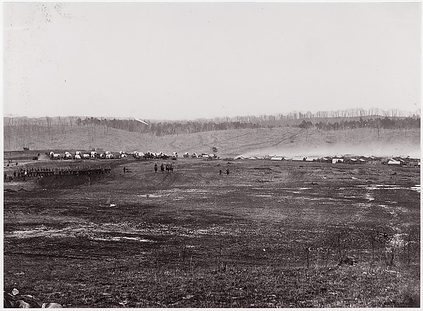 [Winter Quarters of a Cavalry Regiment in the Army of the Potomac, Near Brandy Station, Virginia]
