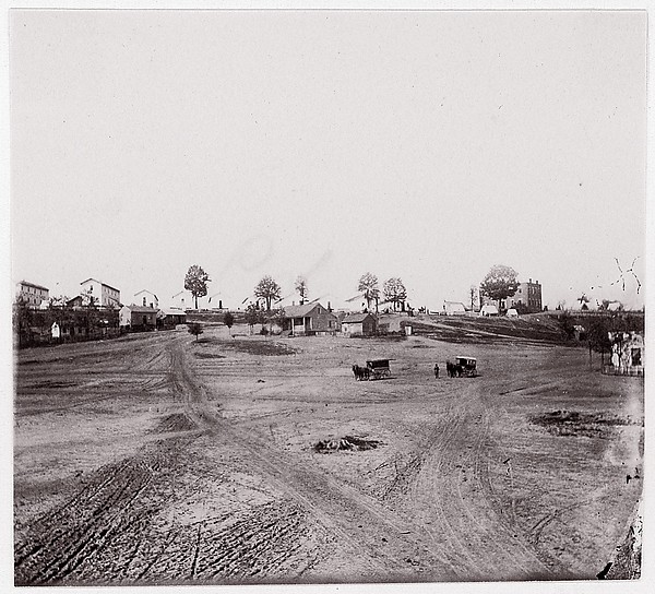 [Roads leading into a small town].  Brady album, p. 123