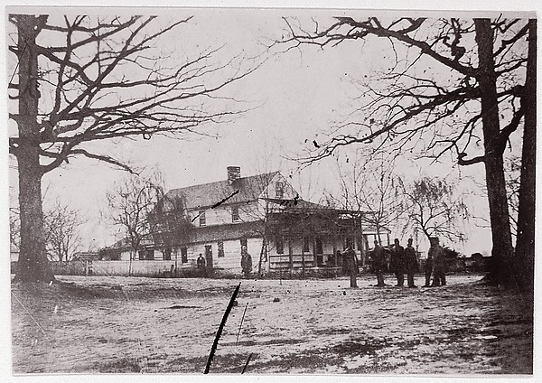 [House framed by trees].  Brady album, p. 123