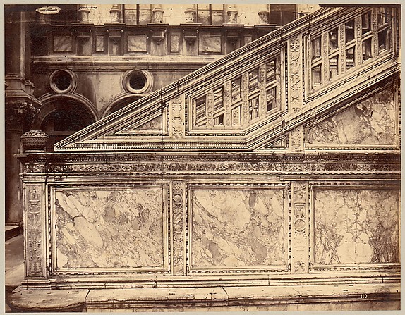[Giant Staircase in the Courtyard of the Palazzo Ducale (Doge’s Palace), Venice]