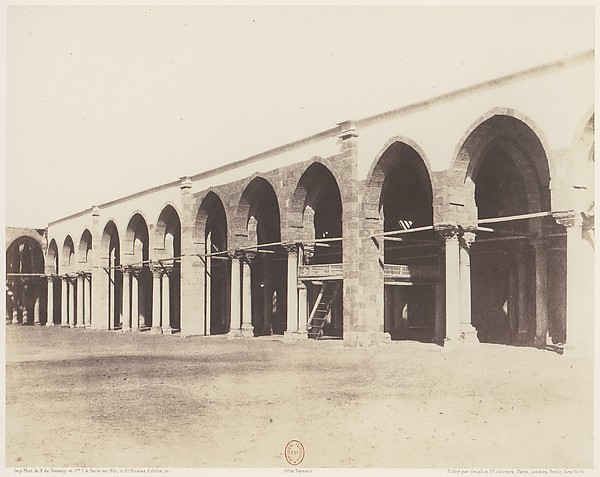 Le Kaire, Mosquée d'Amrou - Intérieur - Côté du Sanctuaire