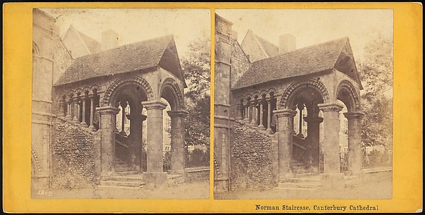 [Group of 23 Early Stereograph Views of British Cathedrals]