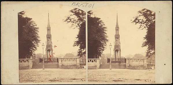 [Group of 8 Early Stereograph Views of British Monuments, Memorials, and Tombs]