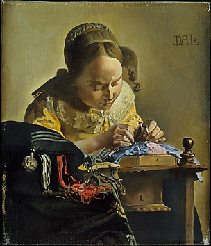 Image for The Lacemaker (after Vermeer)