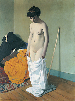 Image for Naked Woman Holding Her Shirt with Both Hands (Femme nue retenant sa chemis à deux mains)