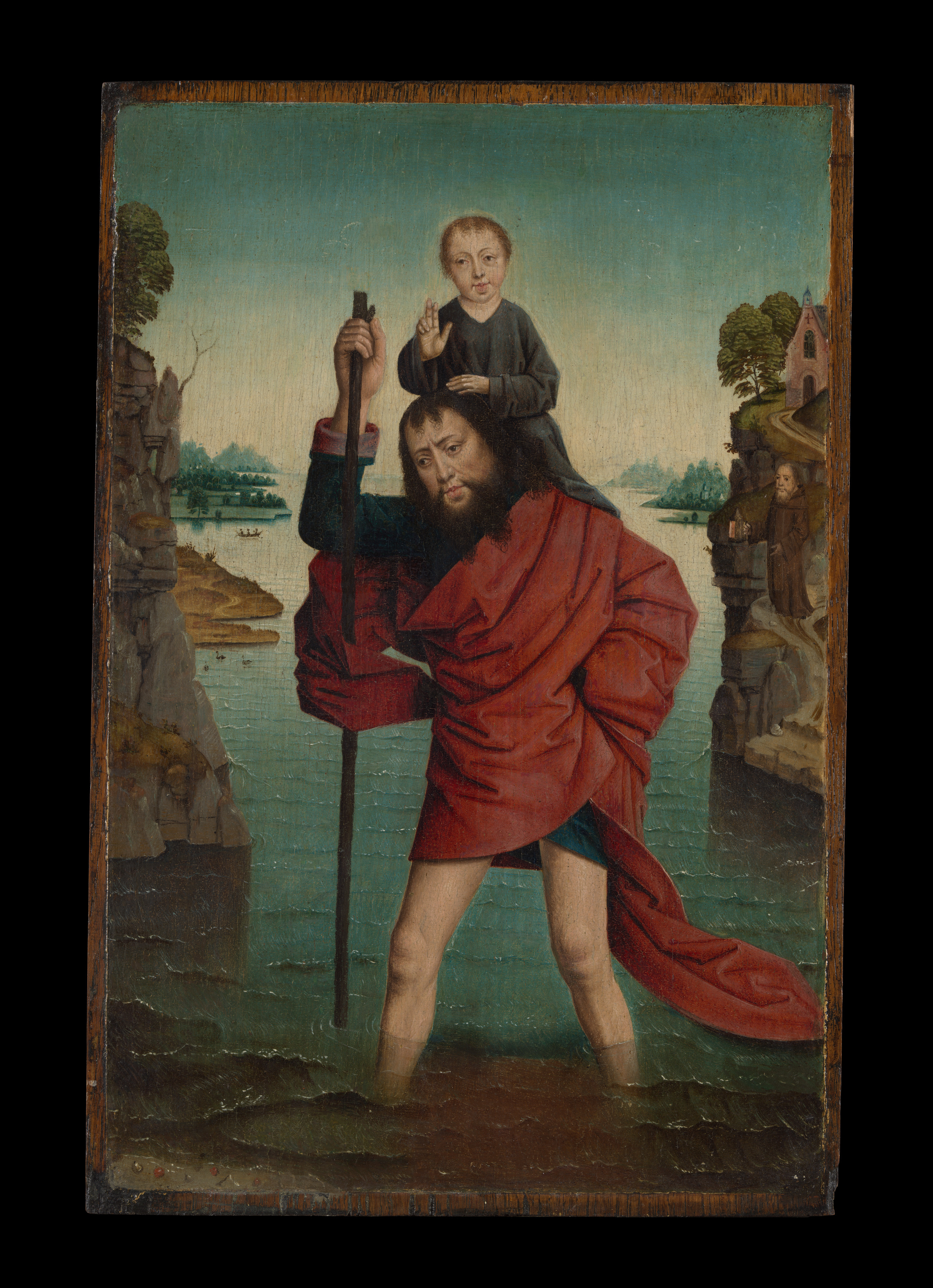 Jesus walks on water, follower of jesus, Catholic Art, Jesus art 8 x 10