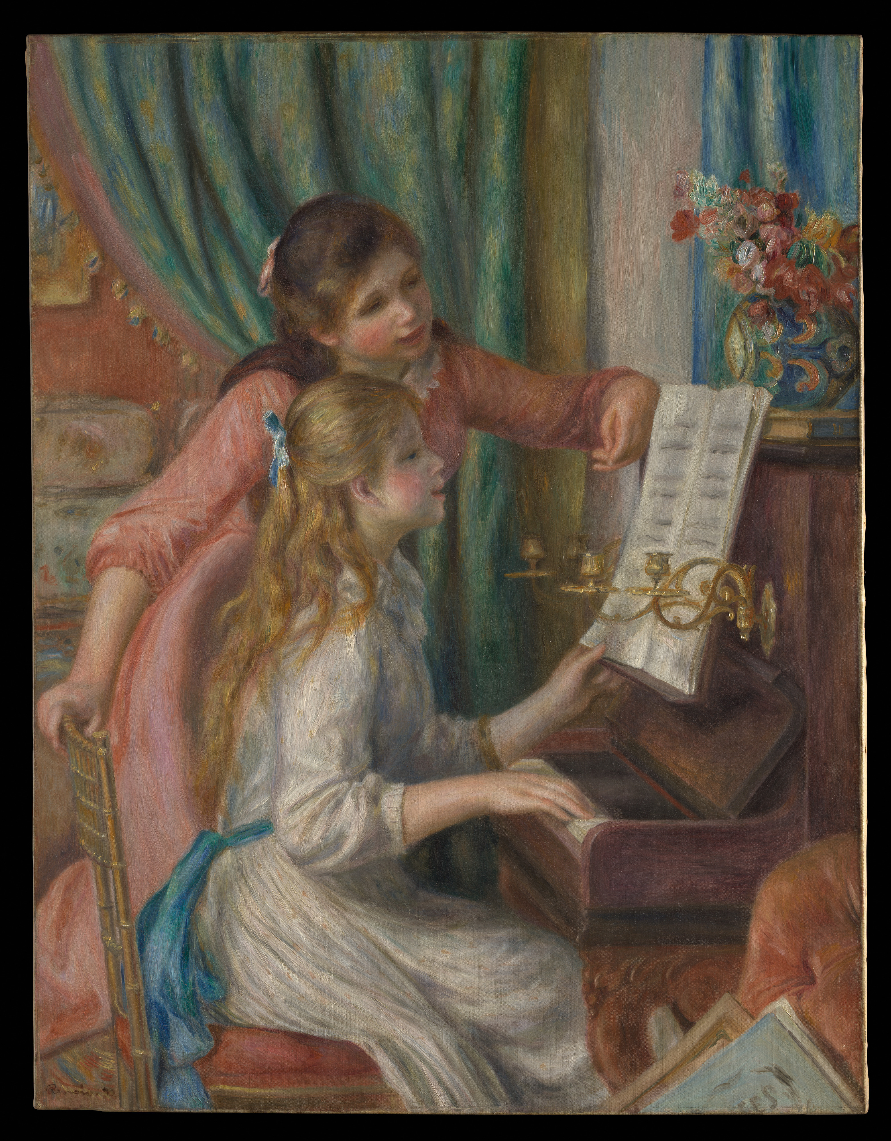 Auguste Renoir | Two Young Girls at the Piano | The Metropolitan Museum of  Art