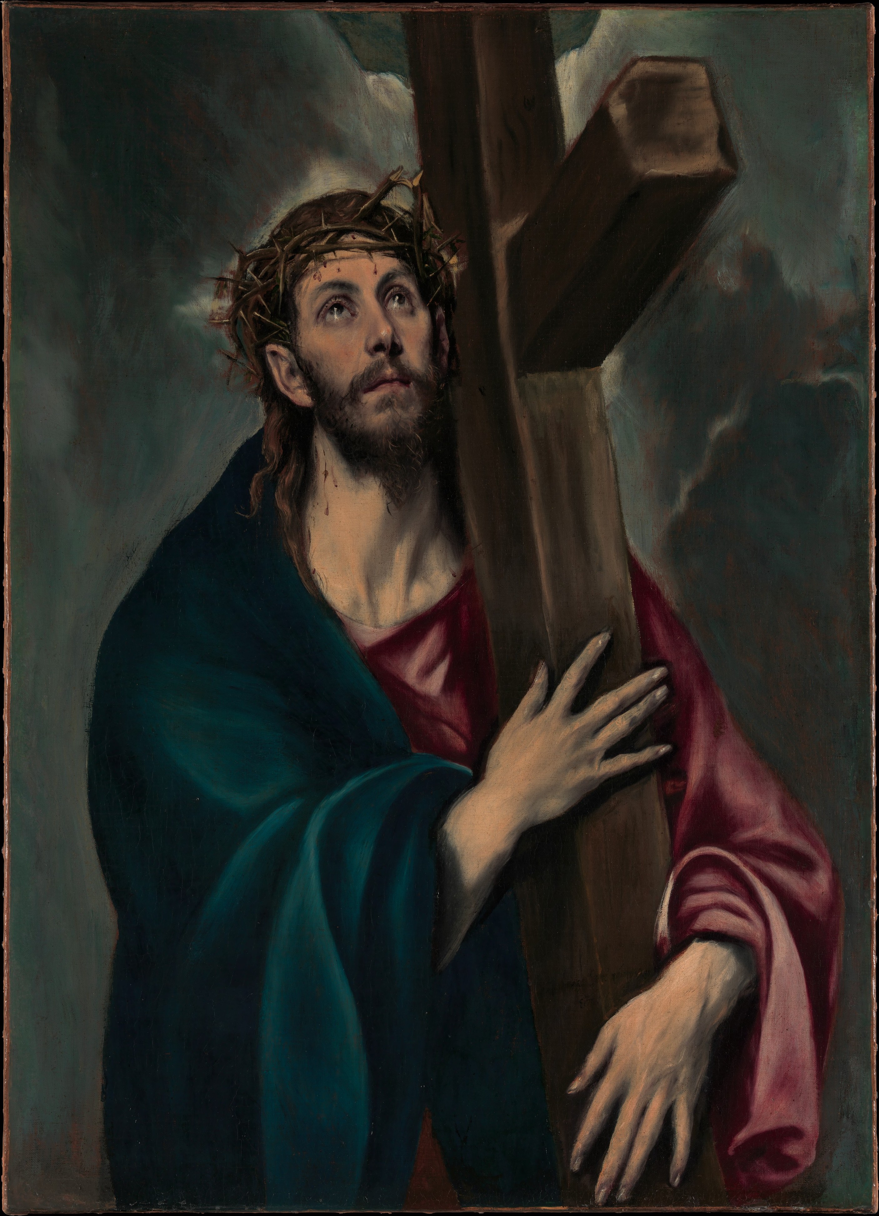 El Greco (Domenikos Theotokopoulos) | Christ Carrying the Cross ...
