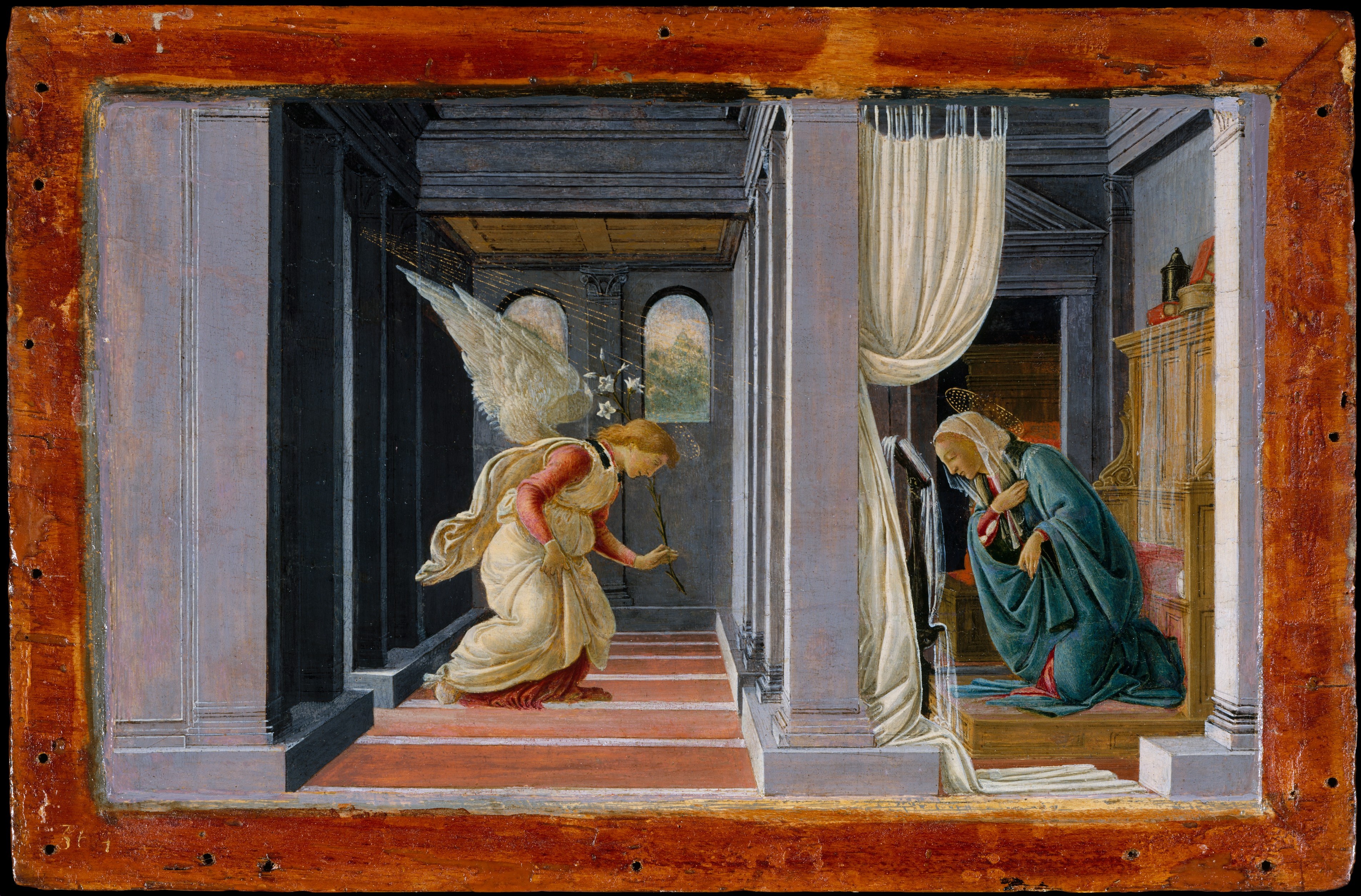 Botticelli (Alessandro di Mariano Filipepi) The Annunciation The