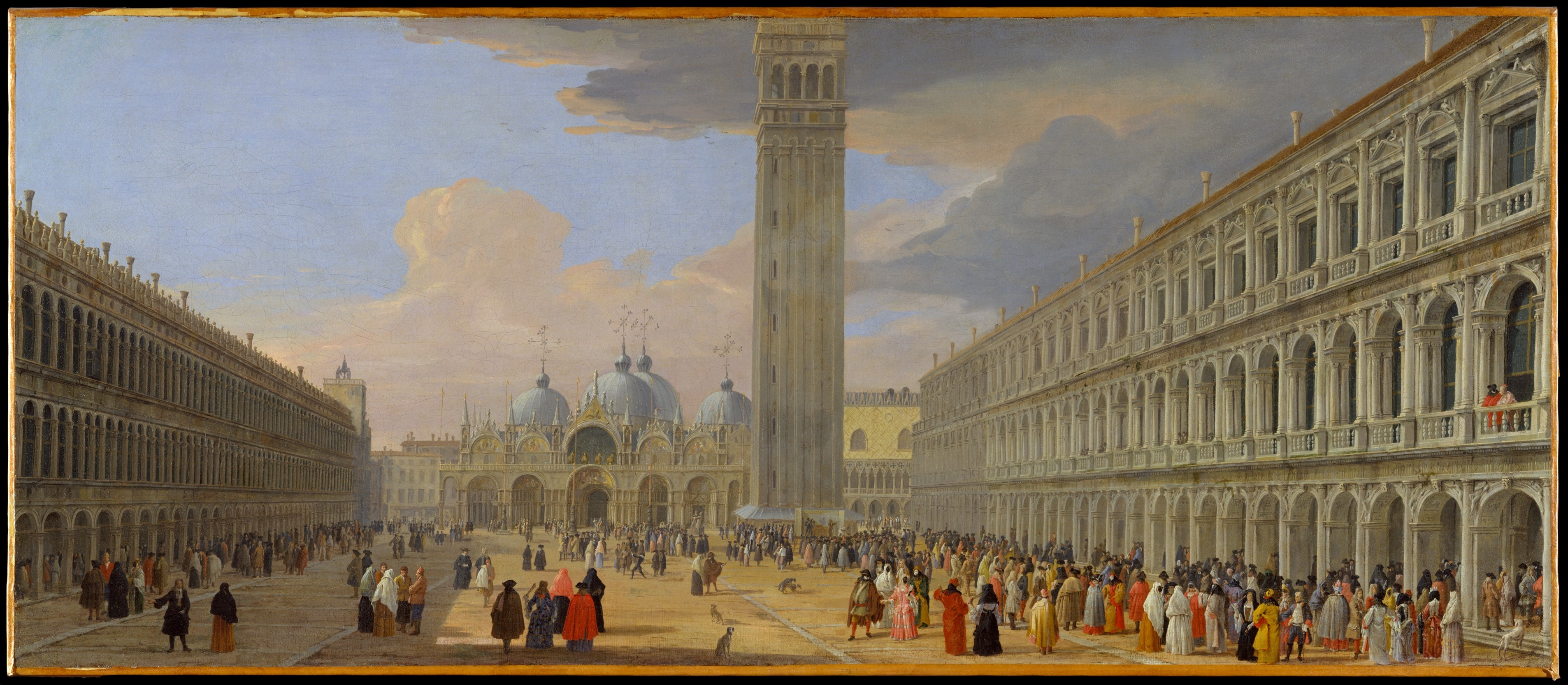 Luca Carlevaris Piazza San Marco Venice The Metropolitan Museum Of Art