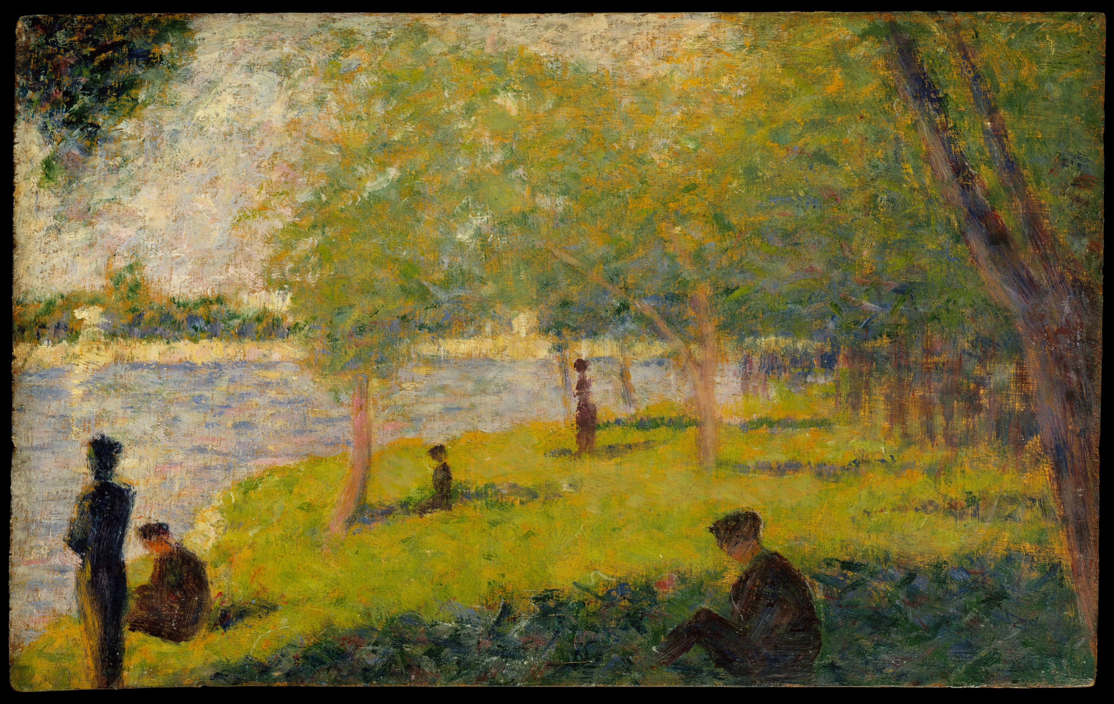 a sunday on la grande jatte georges seurat 1884