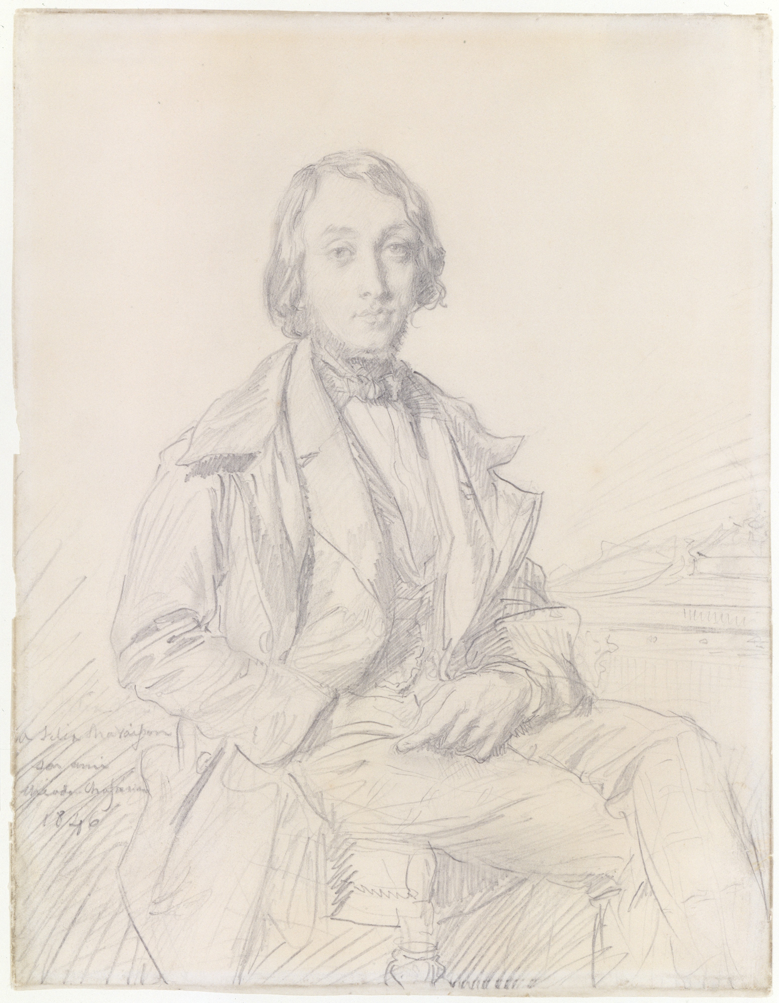 Théodore Chassériau | Portrait of Félix Ravaisson | The Metropolitan Museum  of Art