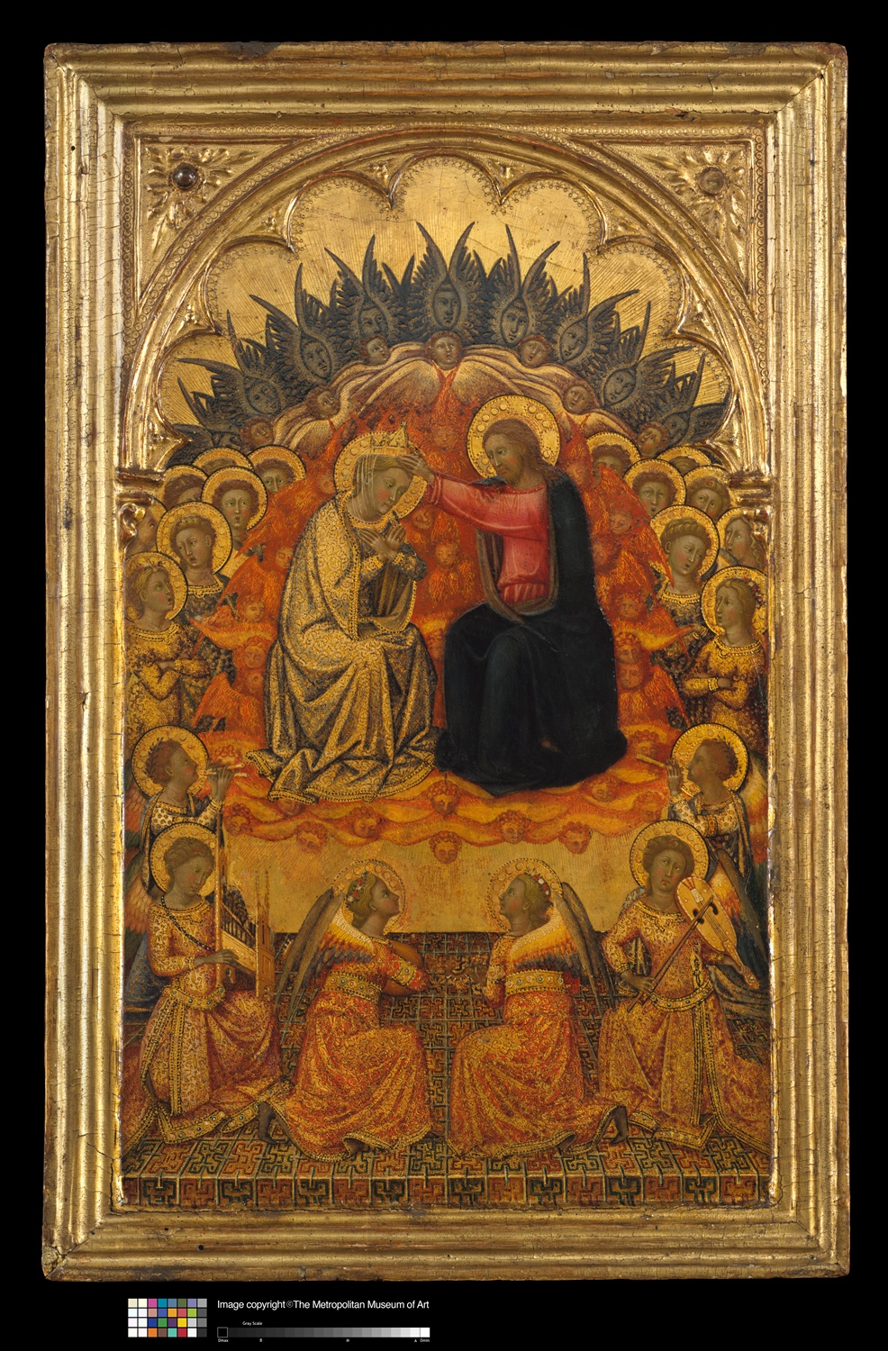 Siena | Engaged cassetta frame on a polyptych panel | Sienese | The Met