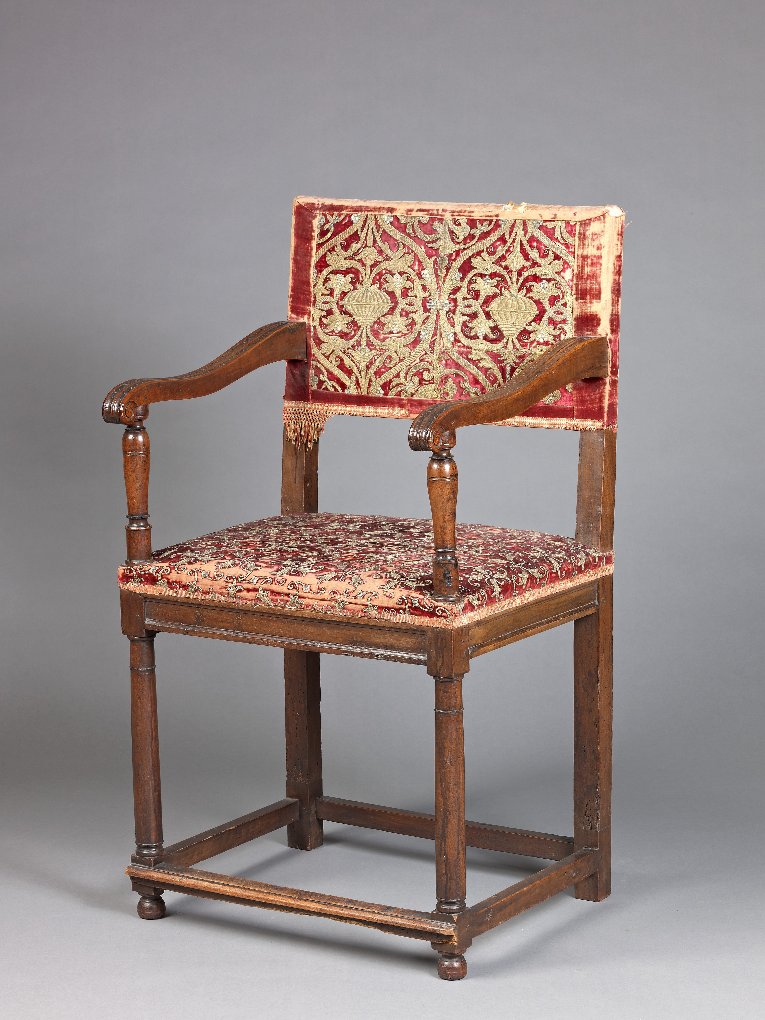 Armchair (chaise à bras), French and Italian