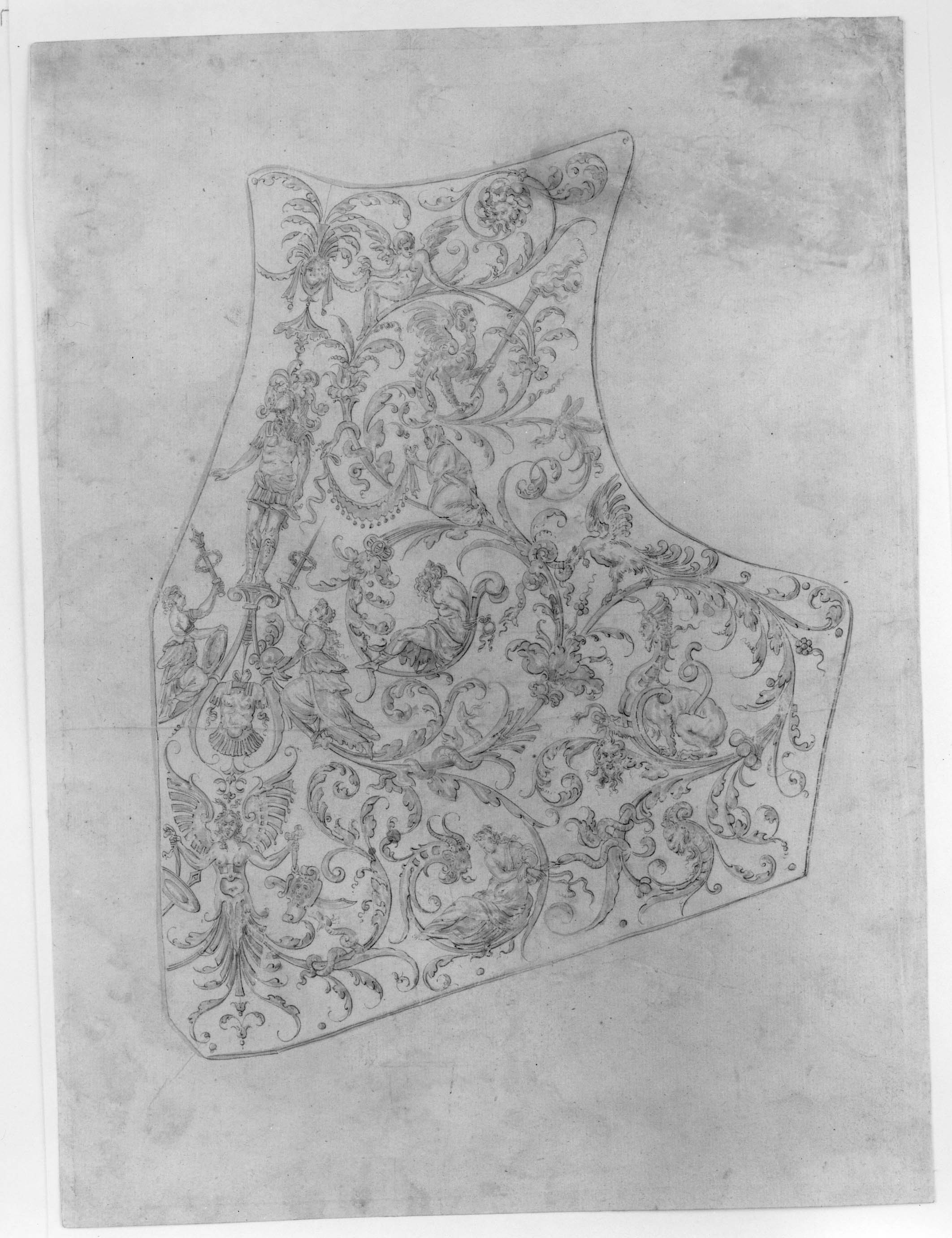 Copy after Etienne Delaune | Design for the Breastplate of a Suit of ...