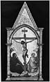 The Crucified Christ between the Virgin and Saint John the Evangelist, Lorenzo Monaco (Piero di Giovanni) (Italian, Florence (?) ca. 1370–1425 Florence (?)), Tempera on wood, gold ground