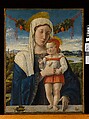 Madonna and Child, Giovanni Bellini (Italian, Venice, 1424/26–1516 Venice), Tempera, oil, and gold on wood