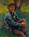 The Old Mushroom Gatherer, Georges d'Espagnat (French, 1870–1950), Oil on canvas