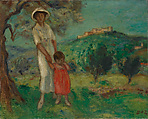 Woman and Child, Georges d'Espagnat (French, 1870–1950), Oil on canvas