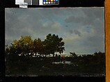 The Pond (La Mare), Théodore Rousseau (French, Paris 1812–1867 Barbizon), Oil on wood