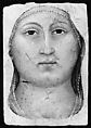 Head of the Virgin, Taddeo di Bartolo (Italian, Siena ca. 1362–1422 Siena), Tempera on wood (paint around head scraped away and vacant area gessoed)