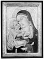 Madonna and Child, Workshop of Sano di Pietro (Ansano di Pietro di Mencio) (Italian, Siena 1405–1481 Siena), Tempera on wood, gold ground