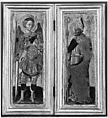 Saint Michael, Pietro di Giovanni d&#39;Ambrogio (Italian, Siena 1410–1449 Siena), Tempera on wood with silver, gold ground