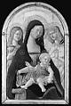 Madonna and Child with Saints Mary Magdalen and Sebastian, Icilio Federico Ioni (Italian, Siena 1866–1946 Siena), Tempera on wood, gold ground, Italian