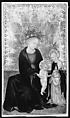 Madonna and Child with Saint Catherine of Siena and a Carthusian Donor, Italian, Lombard (probably Pavia), Tempera and gold on wood, Italian, Lombardy, probably Pavia