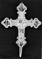 Crucifix, Attributed to Giovanni Antonio da Pesaro (Italian, active Marches 1437–d. 1475), Tempera on wood, gold ground