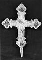 Crucifix, Attributed to Giovanni Antonio da Pesaro (Italian, active Marches 1437–d. 1475), Tempera on wood, gold ground