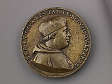 Portrait Medal of Bernardo de Rossi, Follower of Francesco Francia (Italian, Bologna ca. 1447–1517 Bologna), Bronze (Copper alloy with an olive
green to brown patina.)