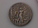 Medal:  Ippolita Gonzaga, Leone Leoni (Italian, Menaggio ca. 1509–1590 Milan), Bronze (Copper alloy with worn, dark brown patina)