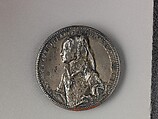 Portrait medal of Philip II (obverse); Mary Tudor Queen of England (reverse), Jacopo Nizolla da Trezzo (Italian, Milan 1515/19–1589 Madrid), Silver/copper alloy with traces of lead.