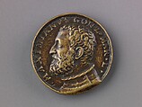 Medal:  Bust of Massimiano Gonzaga, Pastorino de Pastorini (Italian, Castelnuovo della Berardenga 1508–1592 Florence), Bronze (Copper alloy with brown patina
over a yellow patina)