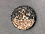 Model for a portrait medal of Francesco Redi, Massimiliano Soldani (Italian, Montevarchi 1656–1740 Montevarchi), Wax on slate.